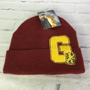 Harry Potter Gryffindor Letterman Logo Beanie Hat